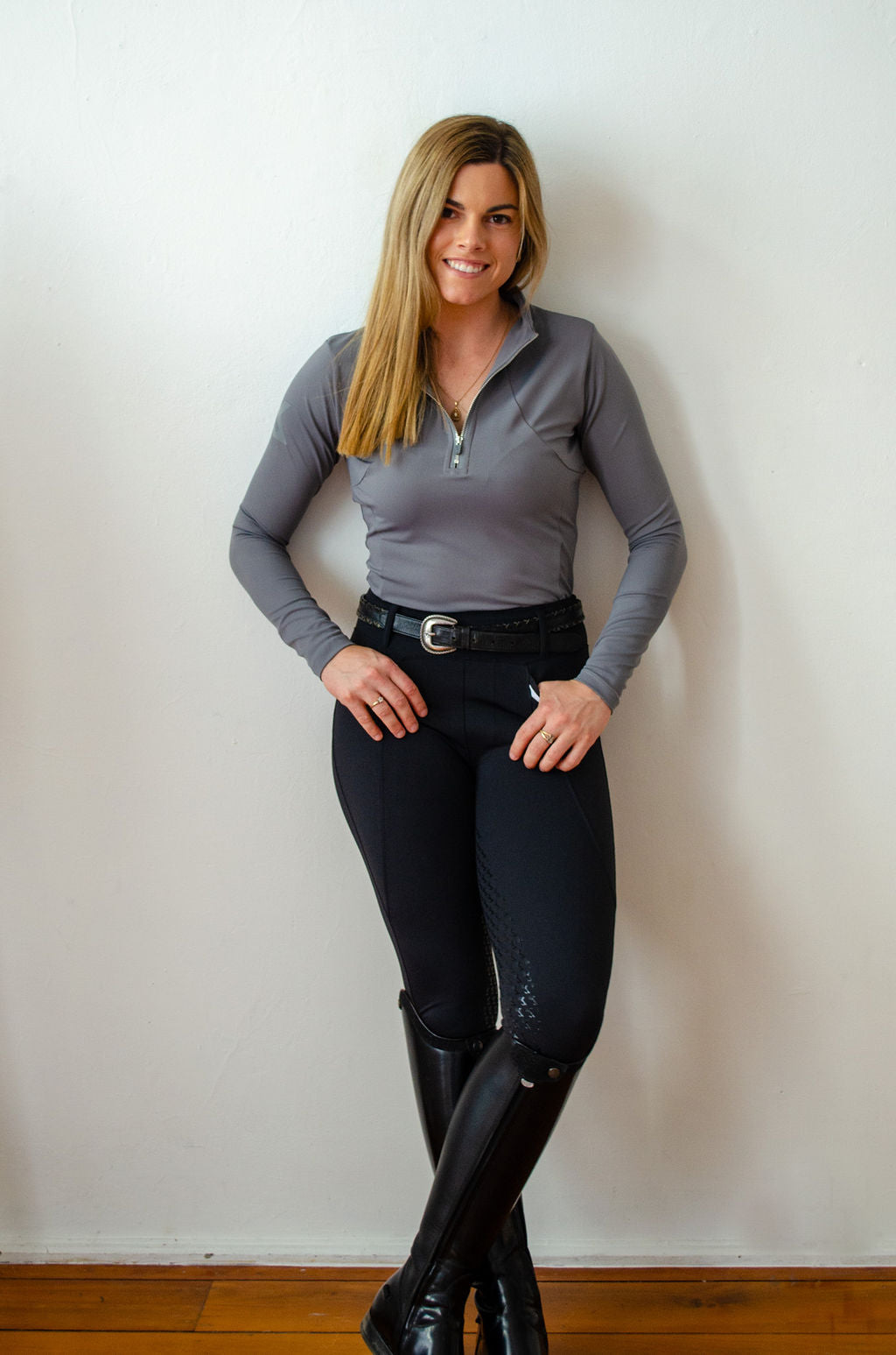 Cleo Long Sleeve Baselayer - Grey